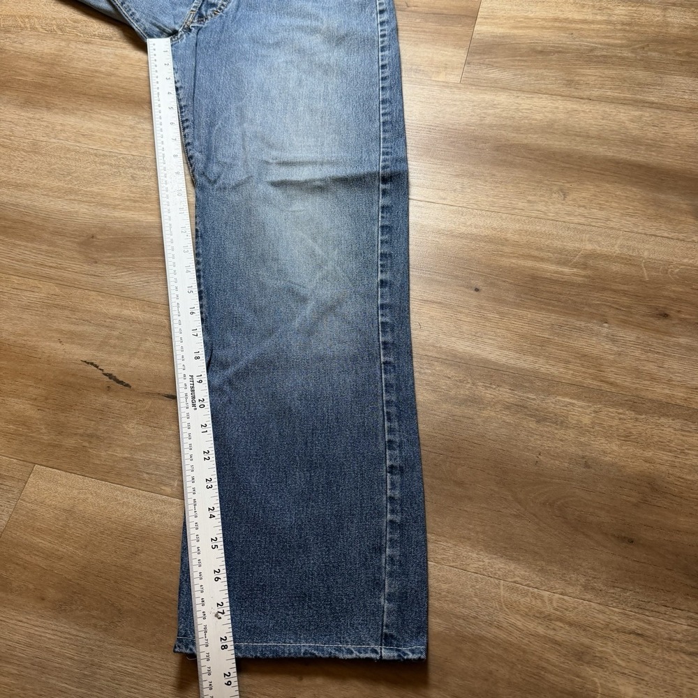 Vintage Diesel Saddle Jeans Men 27x28 Blue Loose Tapered Medium Wash Y2K (Tag29) - Picture 13 of 15
